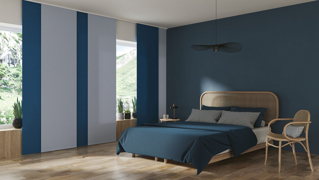Flächenvorhang Haro als moderne Fensterdekoration